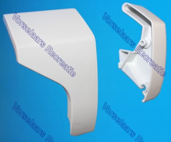 Thule LH+RH Endcap leadrail 6200 White-1500602600