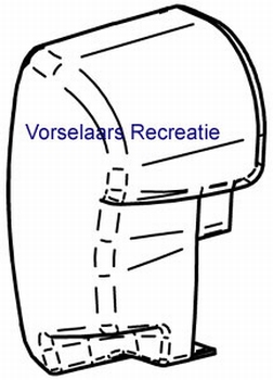 Thule LH Endcap Mainhousing 8000 Creme RAL9002-1500602286