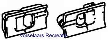 Thule LH+RH Gliding Pieces Tension Arms-1500601298