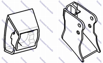 Thule Posit. block+tension rafter housing 9200-1500603113