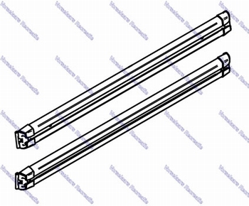 Thule Elite Van XT Mounting rail bottom+top