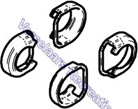 Thule Shock absorber Thule Step V15 (4pcs)-1500602971