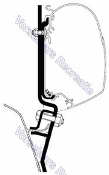 Thule adapter VW T2 & T3-307880