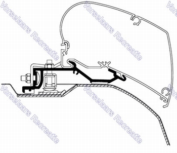 Thule Adapter Ducato|Jumper|Boxer >2007 L2H2 3,25m-301649