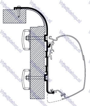 Thule adapter Wall Bailey Motorhome-301981
