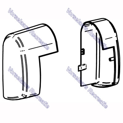 Thule LH+RH endcap mainhousing 5200 antr-1500603067