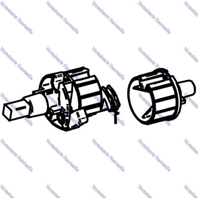 Thule LH+RH Endcap Roller Tube D52-1500601597